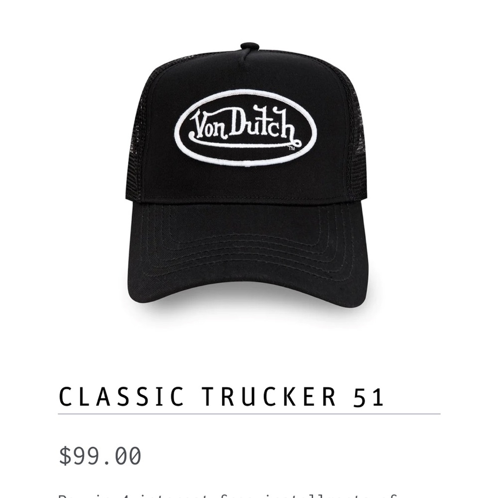 Black Von Dutch Trucker 51